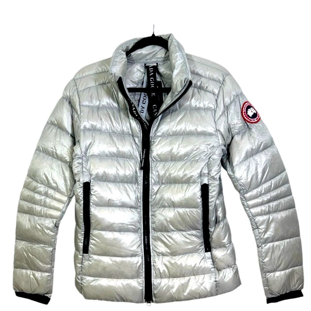 Canada Goose Crofton Quilted Packable Jacket (special edition silver)— Men’s (S)